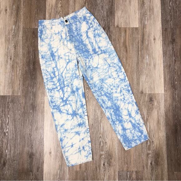 Rachel Comey x Target Light Tie Dye High-Rise Tapered Mom Jeans Size 2 EUC - Picture 5 of 10